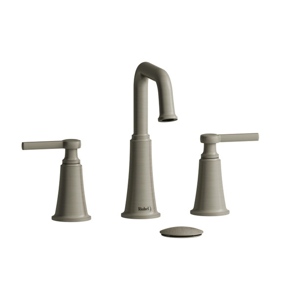 DISCONTINUED Momenti™ Widespread Lavatory Faucet With U-Spout - Brushed Nickel | Model Number: MMSQ08LBN