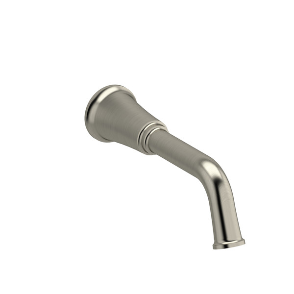 Momenti Wall Mount Tub Spout  - Brushed Nickel | Model Number: MMSQ80BN - Product Knockout