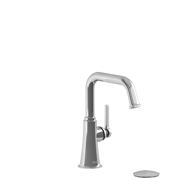 Momenti Single Handle Lavatory Faucet with U-Spout  - Chrome with Lever Handles | Model Number: MMSQS01LC - Product Knockout