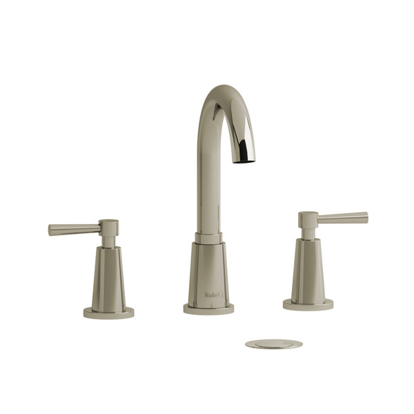Pallace Widespread Lavatory Faucet 1.0 GPM - Polished Nickel with Lever Handles | Model Number: PA08LPN-10 - Product Knockout