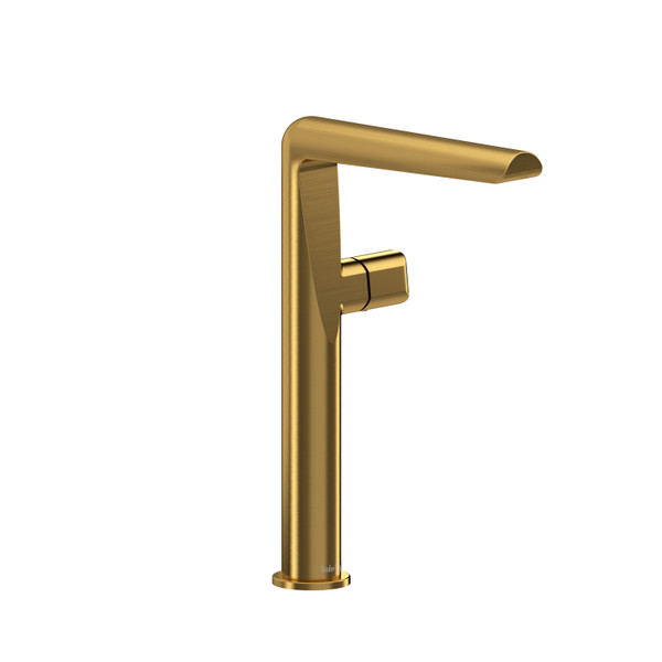 Parabola™ Single Handle Tall Lavatory Faucet - Brushed Gold | Model Number: PBL01BG
