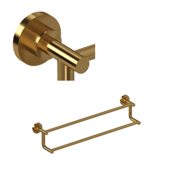 Star Double 24" Towel Bar - Brushed Gold | Model Number: ST6BG