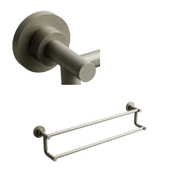Star Double 24" Towel Bar - Brushed Nickel | Model Number: ST6BN