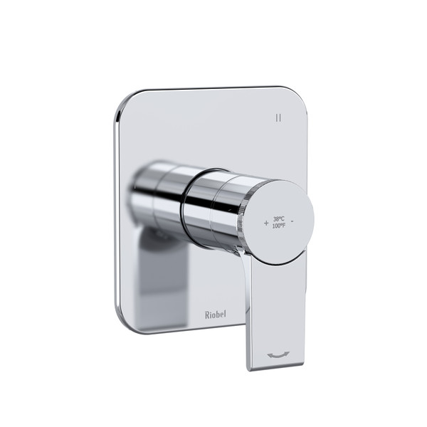 Fresk 1/2 Inch Thermostatic and Pressure Balance Trim with up to 5 Functions  - Chrome | Model Number: TFR45C - Product Knockout