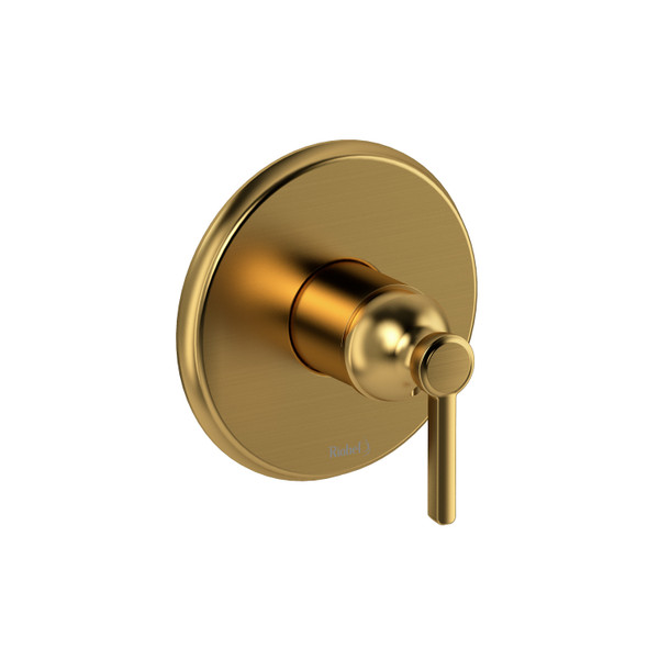 Momenti 1/2 Inch Pressure Balance Trim  - Brushed Gold with Lever Handles | Model Number: TMMRD51LBG - Product Knockout