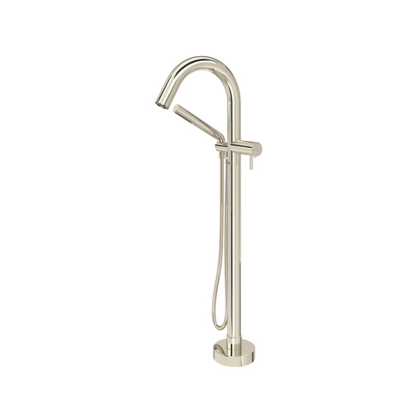 Riu™ Thermostatic Single  Hole Floor Mount Tub Filler Trim - Polished Nickel | Model Number: TRU39PN