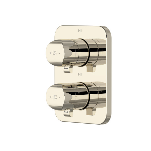 Salomé™ 3/4" Therm & Pressure Balance Trim With 6 Functions - Polished Nickel | Model Number: TSA46PN