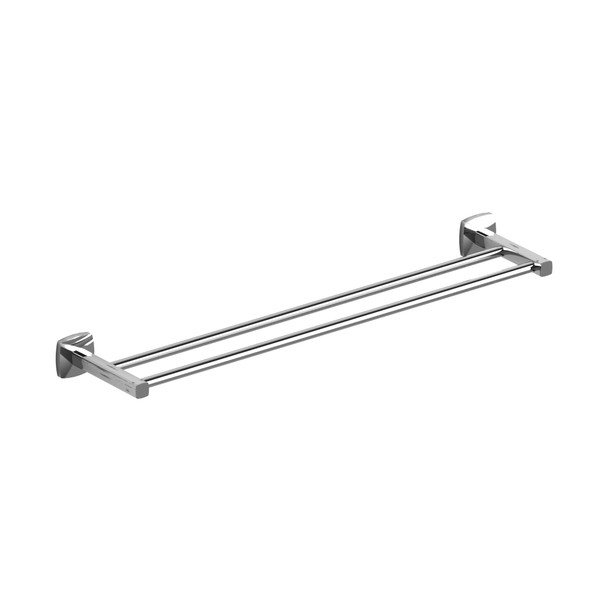 Venty Double 24 Inch Towel Bar  - Chrome | Model Number: VY6C - Product Knockout