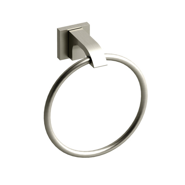 Zendo Towel Ring  - Brushed Nickel | Model Number: ZO7BN - Product Knockout