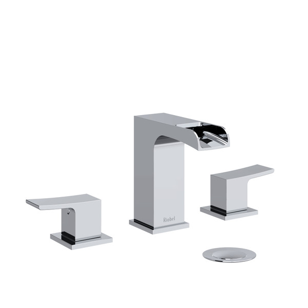 Zendo Widespread Lavatory Faucet with Trough  - Chrome | Model Number: ZOOP08C - Product Knockout