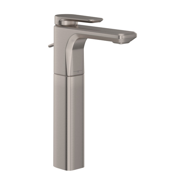 Hoxton Single Handle Bathroom Faucet - Satin Nickel with Lever Handle | Model Number: U.3419LS-STN-2 - Product Knockout