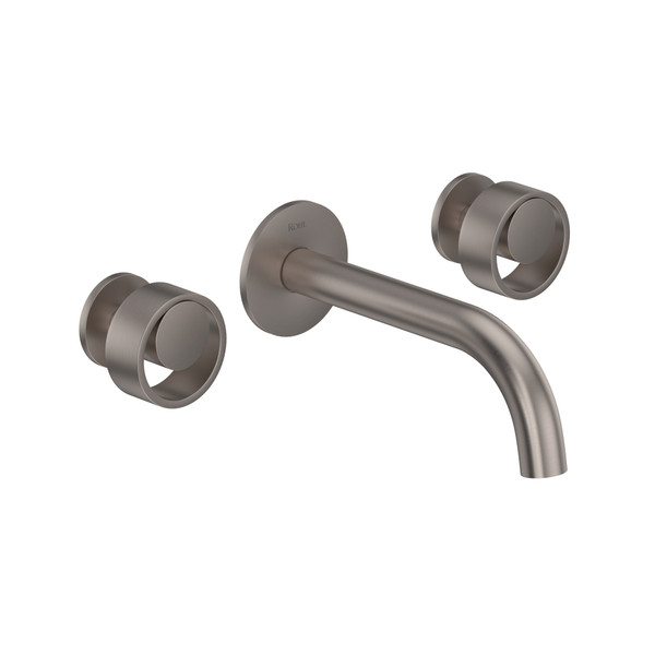 Eclissi™ Wall Mount Lavatory Faucet Trim With C-Spout - Satin Nickel | Model Number: EC08W3IWSTN