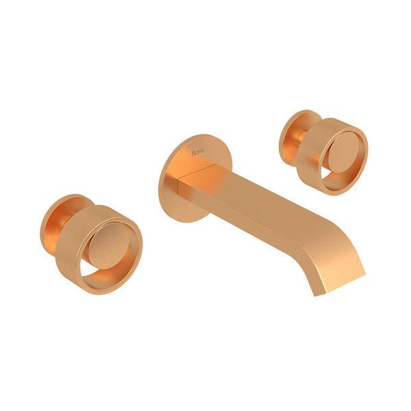 DISCONTINUED Eclissi™ Wall Mount Lavatory Faucet With U-Spout - Satin Gold | Model Number: EC09W3IWSG