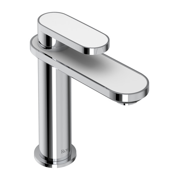 Miscelo Single Handle Bathroom Faucet - Polished Chrome Spout with Bianco Insert with Lever Handle with Insert | Model Number: MI01D1BLAPC - Product Knockout