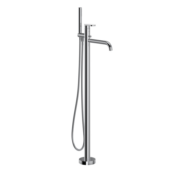 DISCONTINUED Miscelo™ Single Hole Floor Mount Tub Filler Trim - Polished Chrome | Model Number: MI05F1BLAPC