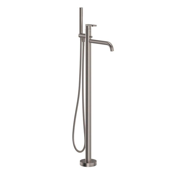 DISCONTINUED Miscelo™ Single Hole Floor Mount Tub Filler Trim - Satin Nickel | Model Number: MI05F1WBSTN