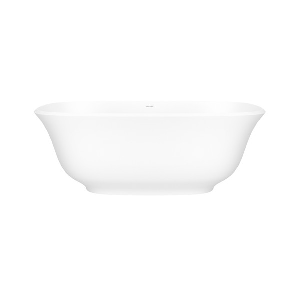 Amiata 65"x 32" Freestanding Soaking Bathtub - Standard White (Matte) | Model Number: AMTM-N-SM-NO