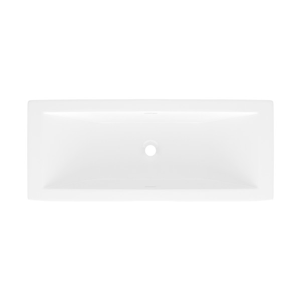 Rossendale 36" x 15" Undermount or Drop-In Lavatory Sink - Standard White (Gloss) | Model Number: DU-ROS-91-IO