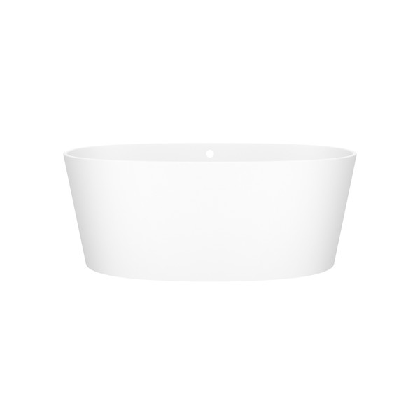 ios 60" x 32" Freestanding Soaking Bathtub - Standard White (Matte) | Model Number: IOSM-N-SM-OF