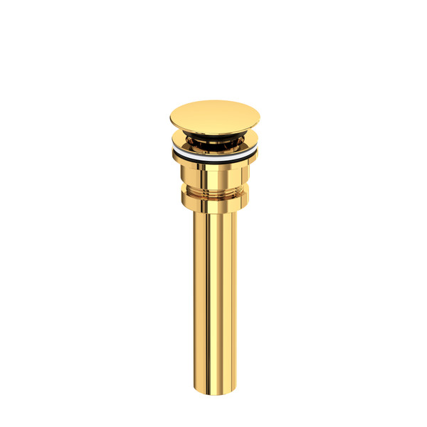 Lavatory Universal Push Drain - Polished Brass | Model Number: K-25-PB