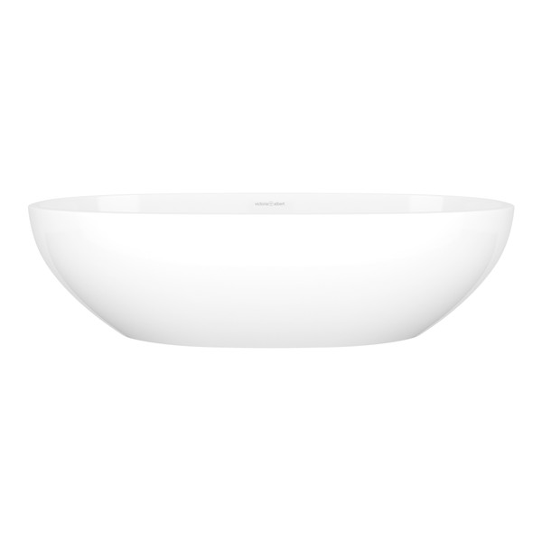 Barcelona 25" x 14" Oval Vessel Lavatory Sink - Standard White (Gloss) | Model Number: VB-BAR-64-NO