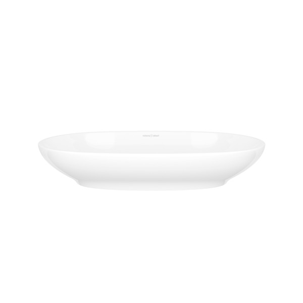 Cabrits 22" x 14" Oval Vessel Lavatory Sink - Standard White (Gloss) | Model Number: VB-CAB-55-NO