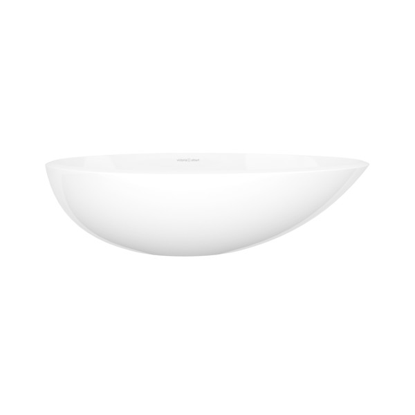 Napoli 23" x 14" Oval Vessel Lavatory Sink - Standard White (Gloss) | Model Number: VB-NAP-57-NO