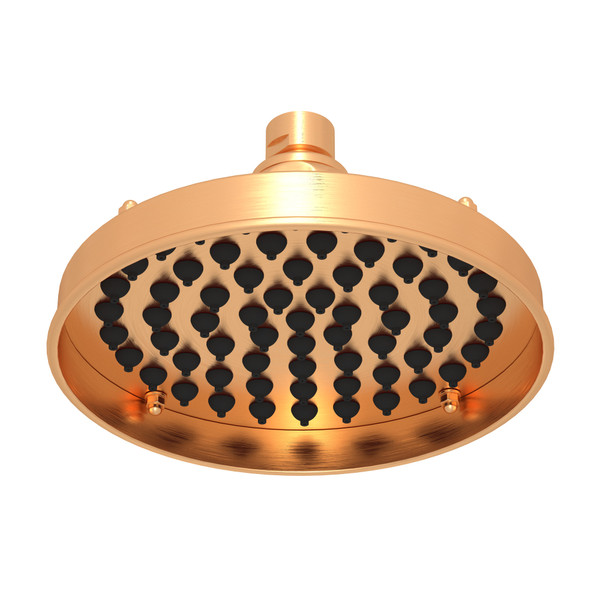 DISCONTINUED 6" Rain Showerhead - Satin Gold | Model Number: BI00701SG