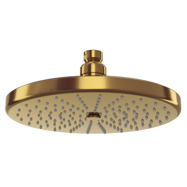 8 Inch Rodello Circular Rain Showerhead - French Brass | Model Number: 1075/8FB - Product Knockout