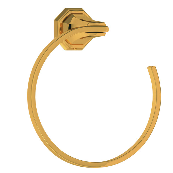 DISCONTINUED Deco™ Towel Ring - Unlacquered Brass | Model Number: U.6135ULB
