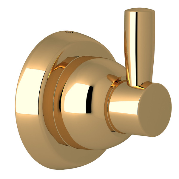 Holborn Wall Mount Single Robe Hook - Unlacquered Brass | Model Number: U.6421ULB - Product Knockout