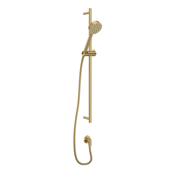 Handshower Set With 31" Slide Bar And Single Function Handshower - Antique Gold | Model Number: 0126SBHS1AG