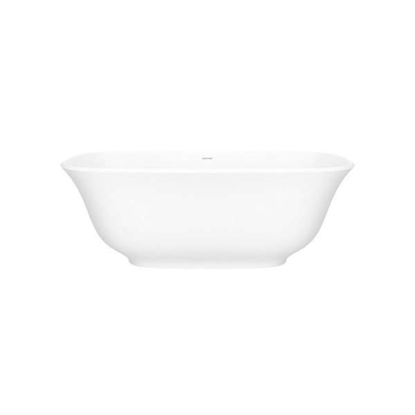 Amiata 59-3/4 Inch x 31 Inch Freestanding Soaking Bathtub With Void - Englishcast | Model Number: AMT1M-N-SM-NO - Product Knockout