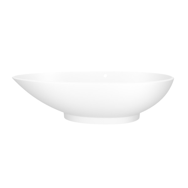 Napoli 75" x 34" Freestanding Soaking Bathtub - Standard White (Matte) | Model Number: NAPM-N-RH-SM-OF