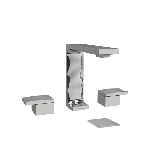 Reflet Widespread Bathroom Faucet - Brushed Chrome | Model Number: RF08BC - Product Knockout