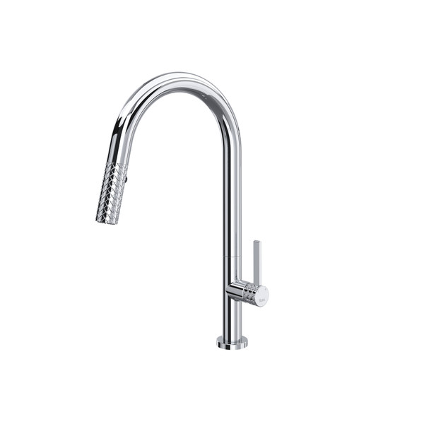 Tenerife™ Pull-Down Kitchen Faucet With C-Spout - Polished Chrome | Model Number: TE55D1LMAPC