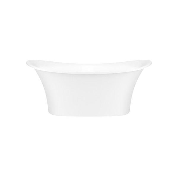 DISCONTINUED Toulouse 60" x 29" Freestanding Soaking Bathtub With Void - Standard White (Matte) | Model Number: TO1M-N-SM-OF