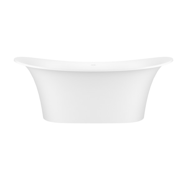 DISCONTINUED Toulouse 71" x 32" Freestanding Soaking Bathtub With Void - Standard White (Matte) | Model Number: TOUM-N-SM-NO