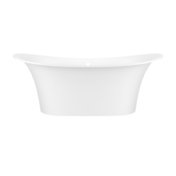 DISCONTINUED Toulouse 71" x 32" Freestanding Soaking Bathtub With Void - Standard White (Matte) | Model Number: TOUM-N-SM-OF