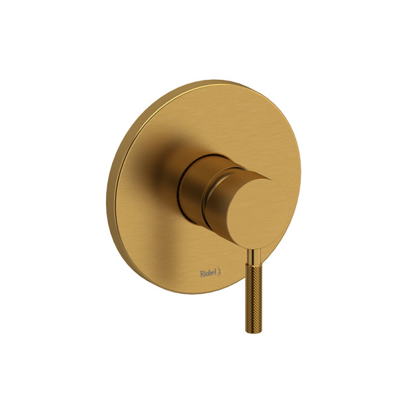 Riu 1/2 Inch Pressure Balance Trim - Brushed Gold | Model Number: TRUTM51KNBG - Product Knockout