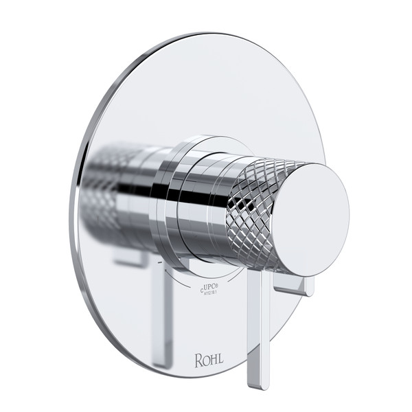 Tenerife 1/2 Inch Thermostatic & Pressure Balance Trim with 2 Functions - Polished Chrome | Model Number: TTE44W1LMAPC - Product Knockout