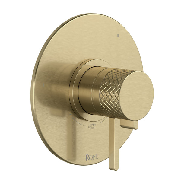 Tenerife 1/2 Inch Thermostatic & Pressure Balance Trim with 3 Functions - Antique Gold | Model Number: TTE47W1LMAG - Product Knockout