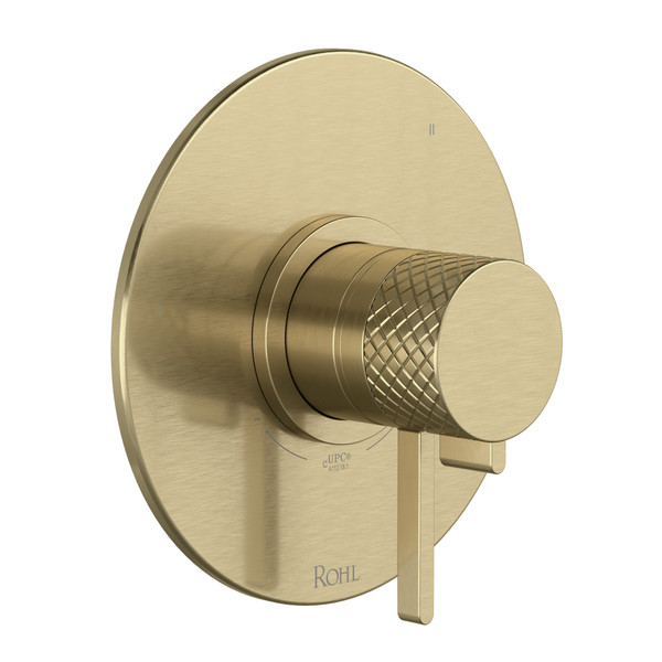 Tenerife™ 1/2" Therm & Pressure Balance Trim With 3 Functions - Antique Gold | Model Number: TTE47W1LMAG