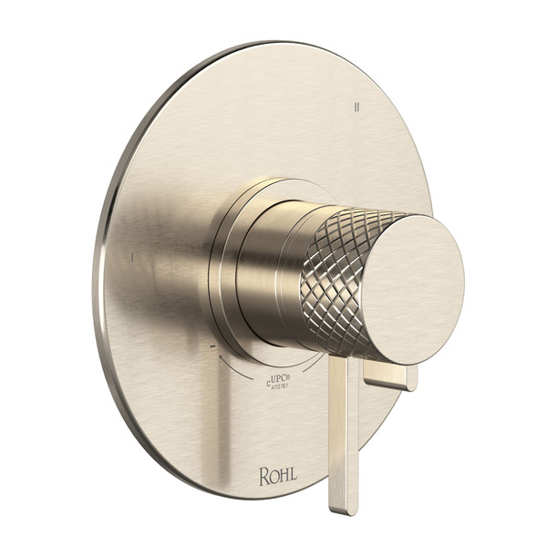 Tenerife 1/2 Inch Thermostatic & Pressure Balance Trim with 3 Functions - Satin Nickel | Model Number: TTE47W1LMSTN - Product Knockout