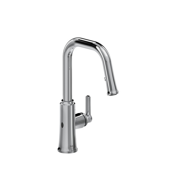 Trattoria™ Pull-Down Touchless Kitchen Faucet With U-Spout - Chrome | Model Number: TTSQ111C