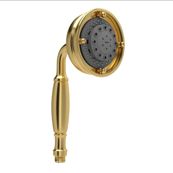 DISCONTINUED 4" 3-Function Handshower - Satin Unlacquered Brass | Model Number: 1151/8SUB