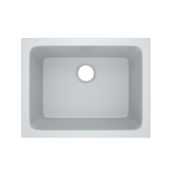 Allia™ 24" Fireclay Single Bowl Undermount Kitchen Or Laundry Sink - Satin Grey Finish | Model Number: 6347-04