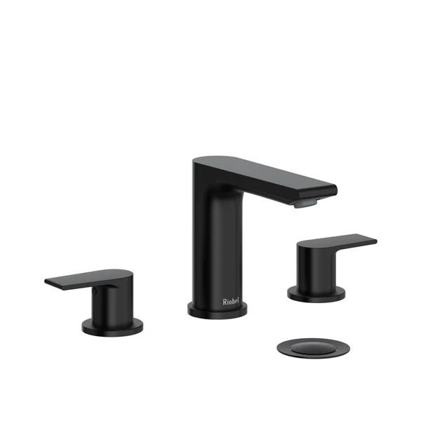 Fresk™ Widespread Lavatory Faucet - Black | Model Number: FR08BK