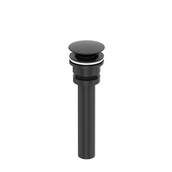 Lavatory Universal Push Drain - Black Stainless | Model Number: K-25-BK