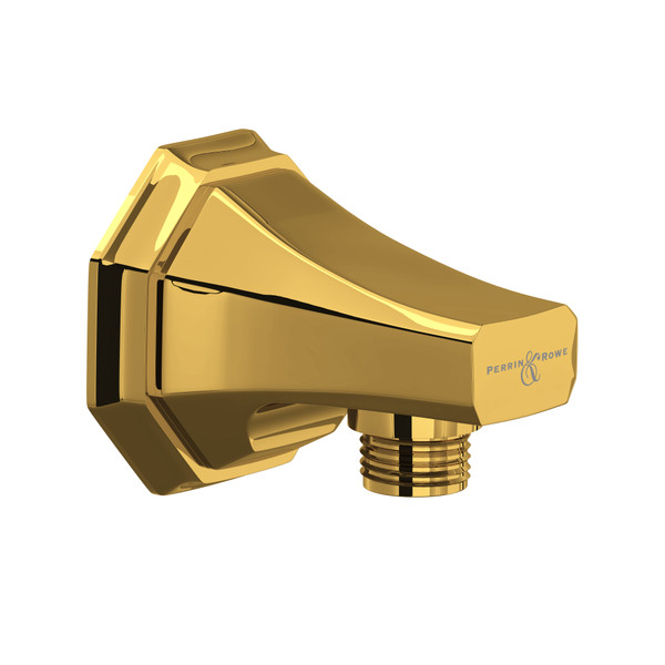 Deco Handshower Drop Ell - Unlacquered Brass | Model Number: U.5146ULB - Product Knockout